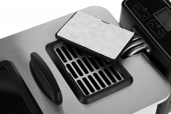 Фритюрница Kitfort КТ-4054 2000Вт серебристый/черный Фритюрница Kitfort КТ-4054 2000Вт серебристый/черный