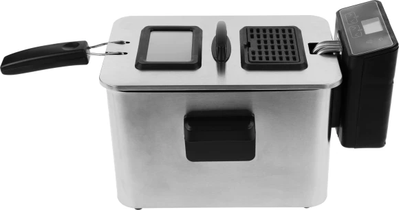 Фритюрница Kitfort КТ-4054 2000Вт серебристый/черный Фритюрница Kitfort КТ-4054 2000Вт серебристый/черный