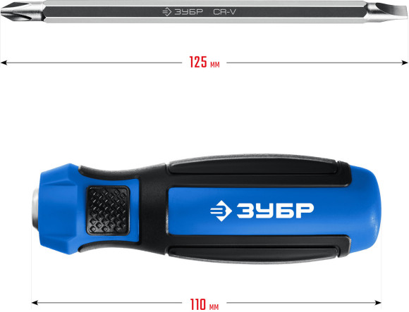 Отвертка Зубр Профессионал 25029 в компл.:1 предмет Отвертка Зубр Профессионал 25029 в компл.:1 предмет