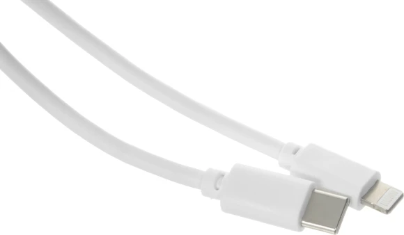 Кабель Buro PD18W USB Type-C (m)-Lightning (m) 1м белый