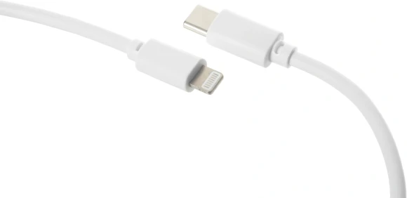 Кабель Buro PD18W USB Type-C (m)-Lightning (m) 1м белый