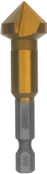 Зенкер Denzel 72308 по дер/мет/пласт (1пред.) для дрелей