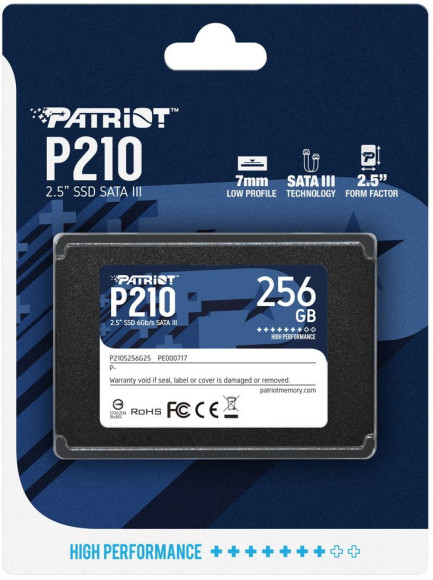 Накопитель SSD Patriot SATA-III 256GB P210S256G25 P210 2.5" Накопитель SSD Patriot SATA-III 256GB P210S256G25 P210 2.5"