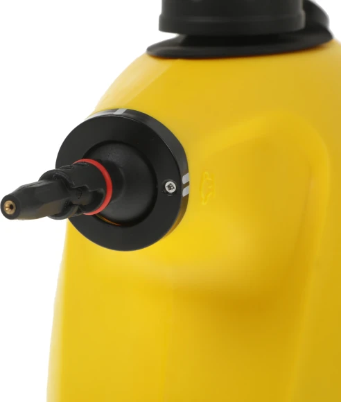 Пароочиститель ручной Kitfort КТ-9138-3 1050Вт черный/желтый