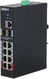 Коммутатор Dahua DH-HS4210-8GT-110 (L2) 8x1Гбит/с 2SFP 8PoE 110W управляемый