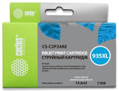 Картридж струйный Cactus CS-C2P24AE №935XL голубой (14.6мл) для HP OJ Pro 6230/6830 с чипом Картридж струйный Cactus CS-C2P24AE №935XL голубой (14.6мл) для HP OJ Pro 6230/6830 с чипом