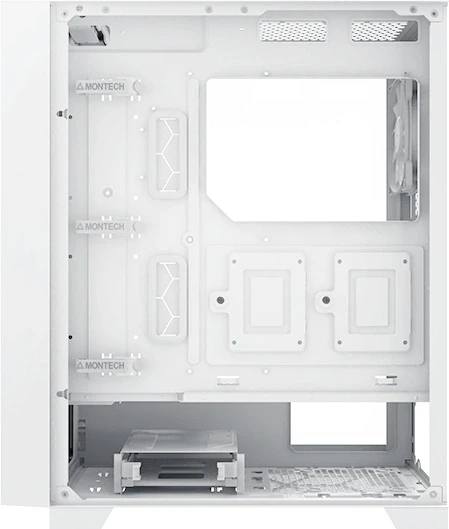 Корпус Montech Air 1000 Lite белый без БП ATX 1x120mm 3x140mm 1xUSB2.0 2xUSB3.0 audio bott PSU
