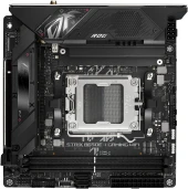Материнская плата Asus ROG STRIX B650E-I GAMING WIFI Socket AM5 AMD B650 2xDDR5 mini-ITX AC`97 8ch(7.1) 2.5Gg RAID+HDMI Материнская плата Asus ROG STRIX B650E-I GAMING WIFI Socket AM5 AMD B650 2xDDR5 mini-ITX AC`97 8ch(7.1) 2.5Gg RAID+HDMI