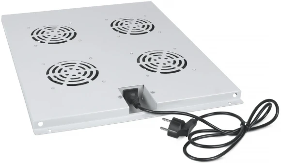 Модуль вентиляторный Cabeus (TRAY-80-BK) 4 вент. черный