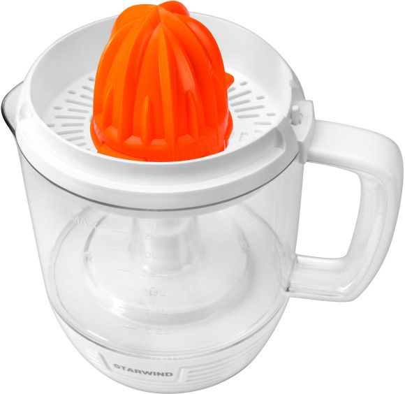 Соковыжималка цитрусовая Starwind SJ1241 30Вт рез.сок.:1200мл. белый/прозрачный Соковыжималка цитрусовая Starwind SJ1241 30Вт рез.сок.:1200мл. белый/прозрачный