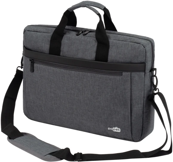 Сумка для ноутбука 15.6" PC Pet PCP15B4GY темно-серый полиэстер Сумка для ноутбука 15.6" PC Pet PCP15B4GY темно-серый полиэстер