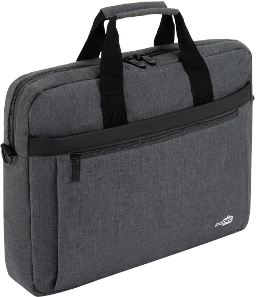 Сумка для ноутбука 15.6" PC Pet PCP15B4GY темно-серый полиэстер Сумка для ноутбука 15.6" PC Pet PCP15B4GY темно-серый полиэстер