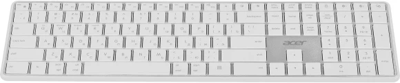 Клавиатура Acer OKR301 белый/серебристый USB беспроводная BT/Radio slim Multimedia (ZL.KBDEE.015) Клавиатура Acer OKR301 белый/серебристый USB беспроводная BT/Radio slim Multimedia (ZL.KBDEE.015)