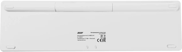 Клавиатура Acer OKR301 белый/серебристый USB беспроводная BT/Radio slim Multimedia (ZL.KBDEE.015) Клавиатура Acer OKR301 белый/серебристый USB беспроводная BT/Radio slim Multimedia (ZL.KBDEE.015)