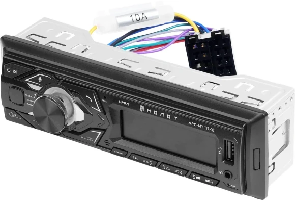 Автомагнитола Ural Молот АРС-МТ 111К 1DIN 4x25Вт (МОЛОТ АРС-МТ 111К)