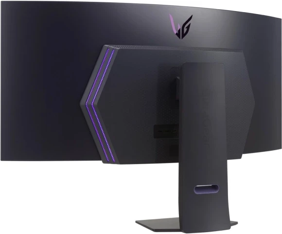 Монитор LG 44.5" UltraGear 45GS95QE-B черный OLED LED 21:9 HDMI M/M матовая HAS Piv 1500000:1 1300cd 178гр/178гр 3440x1440 240Hz G-Sync FreeSync Premium Pro DP SPDIF WQ USB 12.3кг