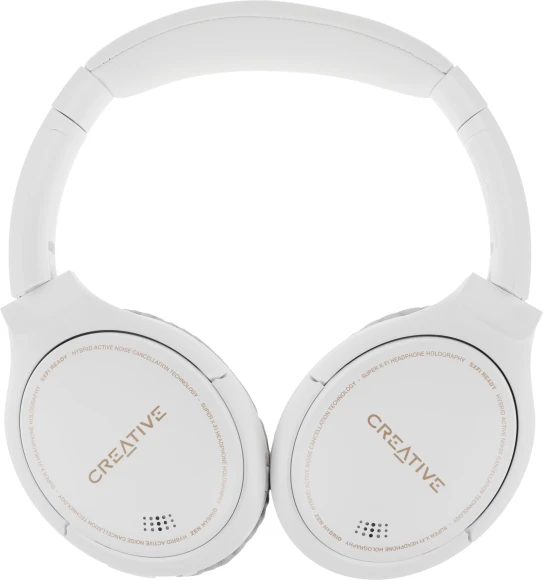 Гарнитура мониторные Creative Zen Hybrid 1.2м белый беспроводные bluetooth оголовье (51EF1010AA000)