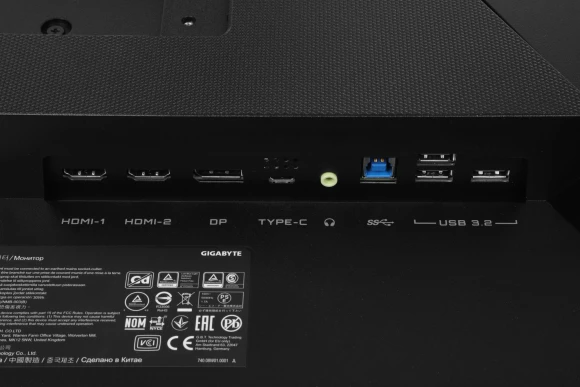 Монитор Gigabyte 27" M27U черный IPS LED 1ms 16:9 HDMI M/M матовая HAS 400cd 178гр/178гр 3840x2160 160Hz G-Sync FreeSync Premium Pro DP 4K USB 6.48кг
