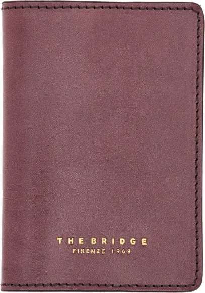 Обложка для паспорта The Bridge 09811501/00C темно-зеленый натур.кожа