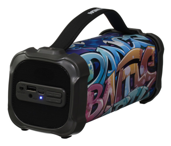 Колонка порт. Digma S-23 черный 18W 1.0 BT 10м 1800mAh (SP2318B)