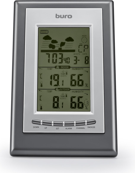 Погодная станция Buro BU-WSH168-COLOR черный
