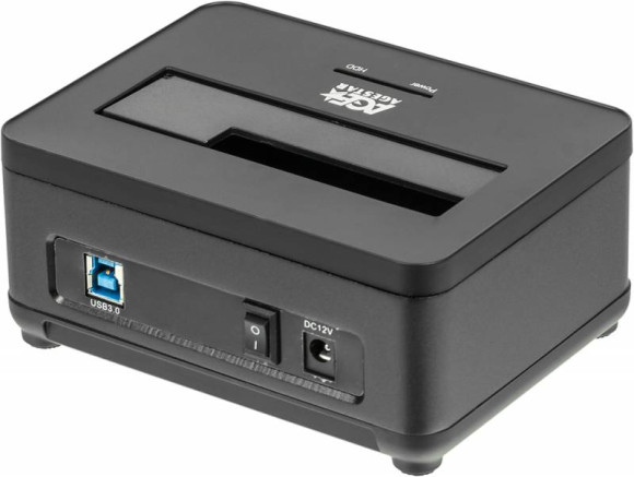 Док-станция для HDD AgeStar 3UBT8 SATA III USB3.0 пластик/алюминий серебристый 2