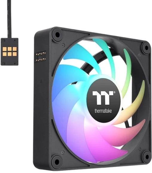 Вентилятор для корпуса Thermaltake CT140 EX Sync ARGB 140х140x25 черный 4-pin 30.7дБ (упак.:3шт) (CL-F182-PL14SW-A) Ret Вентилятор для корпуса Thermaltake CT140 EX Sync ARGB 140х140x25 черный 4-pin 30.7дБ (упак.:3шт) (CL-F182-PL14SW-A) Ret