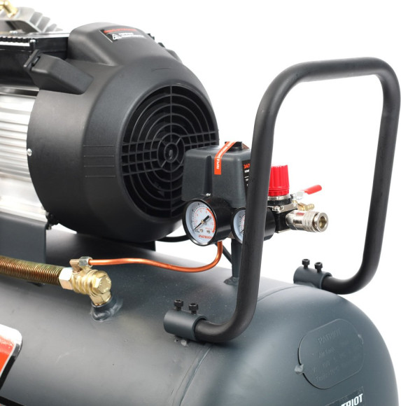 Компрессор поршневой Patriot Профессионал Professional 100-400 масляный 400л/мин 100л 2200Вт серый/черный