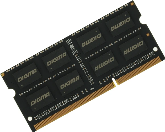 Память DDR3 8GB 1600MHz Digma DGMAS31600008D RTL PC3-12800 CL11 SO-DIMM 204-pin 1.35В dual rank Ret Память DDR3 8GB 1600MHz Digma DGMAS31600008D RTL PC3-12800 CL11 SO-DIMM 204-pin 1.35В dual rank Ret