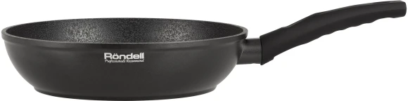 Сковорода Rondell Buffalo RDA-1482 круглая 26см покрытие: Xylan Plus ручка несъемная (без крышки) черный