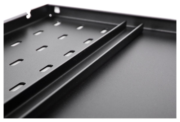 Полка стационарная для аккумуляторов ЦМО СВ-58АК-9005 1U нагр.:200кг. 19" 580мм черный