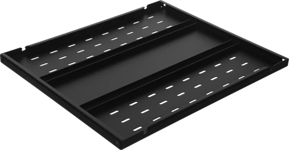 Полка стационарная для аккумуляторов ЦМО СВ-58АК-9005 1U нагр.:200кг. 19" 580мм черный