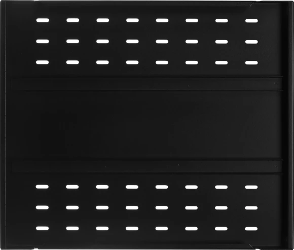 Полка стационарная для аккумуляторов ЦМО СВ-58АК-9005 1U нагр.:200кг. 19" 580мм черный