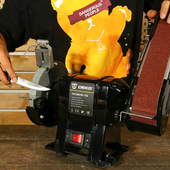 Электроточило Deko DKGM250-150 250Вт 2950об/мин d=350мм t=20мм