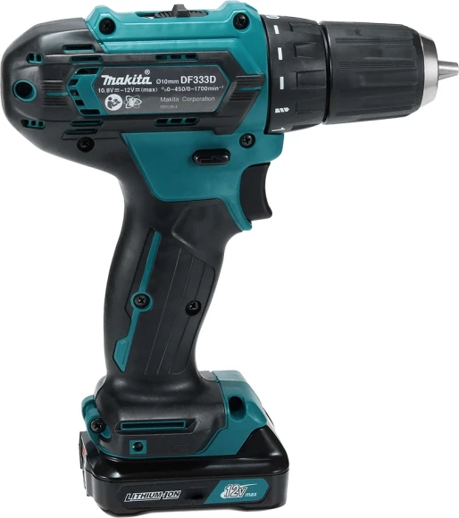 Дрель-шуруповерт Makita DF333DSAX6 аккум. патрон:быстрозажимной (кейс в комплекте)