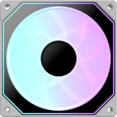 Вентилятор для корпуса Formula Floe Se 12 Reverse ARGB 120х120x25 черный 4-pin 27.5дБ (FLOE SE 12BK ARPW REVERSE) Ret