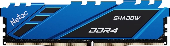 Память DDR4 2x8GB 2666MHz Netac NTSRD4P26DP-16E Shadow RGB RTL Gaming PC4-21300 CL19 DIMM 288-pin 1.35В kit Intel с радиатором Ret
