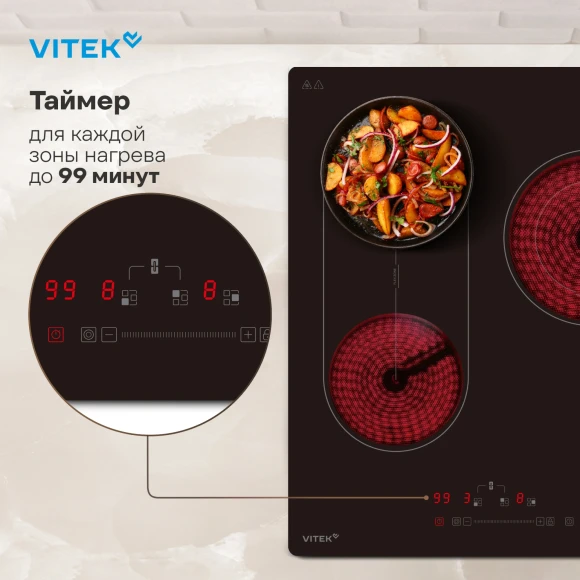 Варочная поверхность Vitek VHE4320 черный