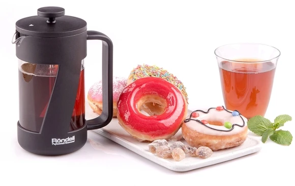 Френч-пресс Rondell Zorro RDS-1064 0.6л черный Френч-пресс Rondell Zorro RDS-1064 0.6л черный