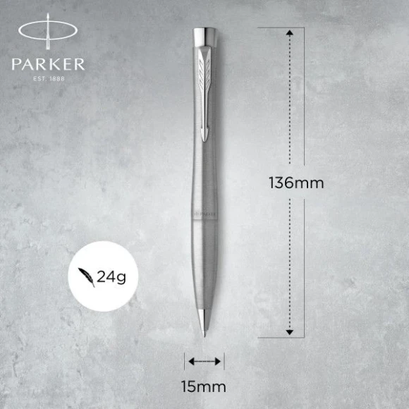 Ручка шариков. Parker Urban Core K314 (2143641) Metro Metallic CT M син. черн. подар.кор.