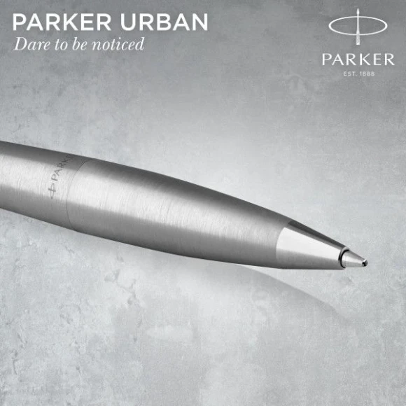 Ручка шариков. Parker Urban Core K314 (2143641) Metro Metallic CT M син. черн. подар.кор.