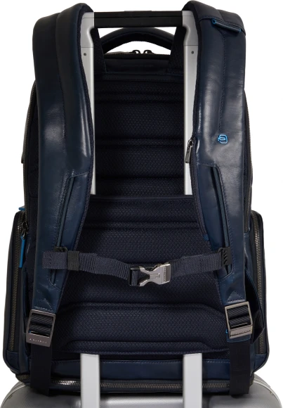 Рюкзак мужской Piquadro Blue Square CA6592B2BM/BLU2 темно-синий кожа Рюкзак мужской Piquadro Blue Square CA6592B2BM/BLU2 темно-синий кожа