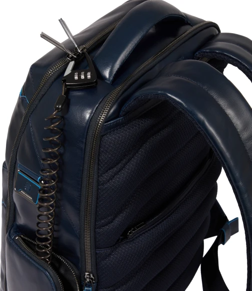 Рюкзак мужской Piquadro Blue Square CA6592B2BM/BLU2 темно-синий кожа Рюкзак мужской Piquadro Blue Square CA6592B2BM/BLU2 темно-синий кожа