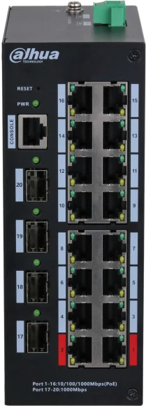 Коммутатор Dahua DH-HS4420-16GT-190 (L2) управляемый Коммутатор Dahua DH-HS4420-16GT-190 (L2) управляемый