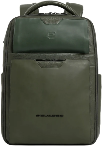 Рюкзак мужской Piquadro Lyss CA6928S143BM/BLU синий полиэстер/натур.кожа Рюкзак мужской Piquadro Lyss CA6928S143BM/BLU синий полиэстер/натур.кожа