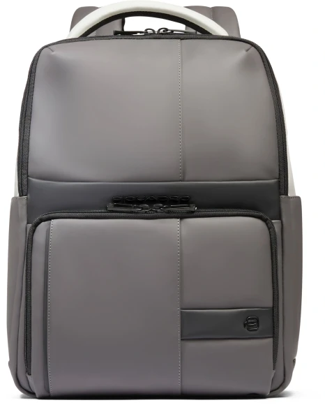 Рюкзак мужской Piquadro Wollem Rubber CA6239W129W/GRN серый/черный полиуретан