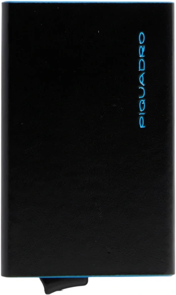 Чехол для кредитных карт Piquadro Blue Square PP4825B2BLR/N черный натур.кожа