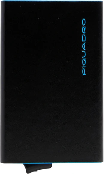 Чехол для кредитных карт Piquadro Blue Square PP4825B2BLR/N черный натур.кожа
