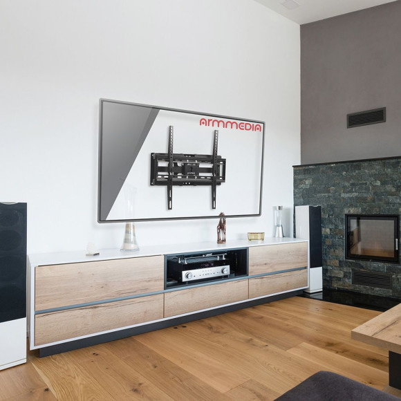 Кронштейн для телевизора Arm Media COBRA-51 черный 32"-60" макс.35кг настенный поворотно-выдвижной и наклонный Кронштейн для телевизора Arm Media COBRA-51 черный 32"-60" макс.35кг настенный поворотно-выдвижной и наклонный