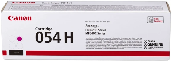 Картридж лазерный Canon 054HM 3026C002 пурпурный бар.в компл. (2300стр.) для Canon MF645Cx/MF643Cdw/MF641Cw/LBP623Cdw/621Cw Картридж лазерный Canon 054HM 3026C002 пурпурный бар.в компл. (2300стр.) для Canon MF645Cx/MF643Cdw/MF641Cw/LBP623Cdw/621Cw